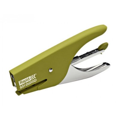 Soft grip s51 - cucitrice a pinza colore verde