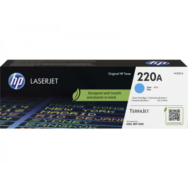 HP Toner originale ciano 220A W2201A