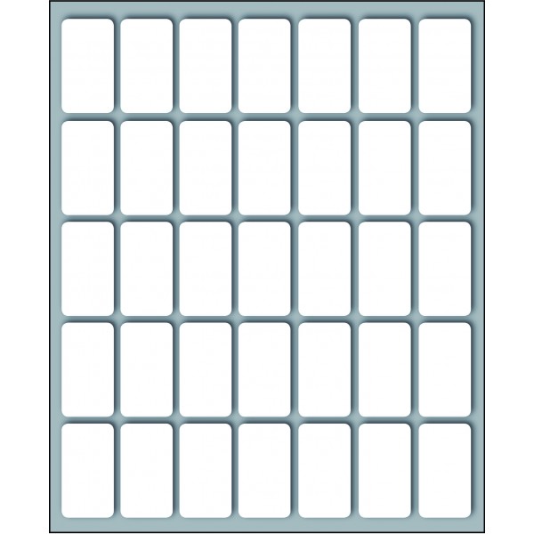 Etichette adesive in fogli - multiuso colore bianco