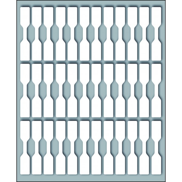 Etichette adesive in fogli - multiuso colore bianco