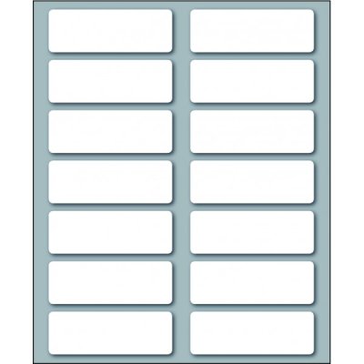 Etichette adesive in fogli - multiuso colore bianco