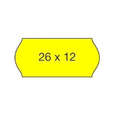 Etichette onda 1.500et. colore giallo
