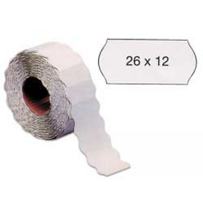 Etichette onda 1.500et. colore bianco
