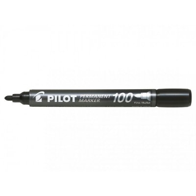 Marker 400 - marcatore permanente colore nero tipo punta tonda