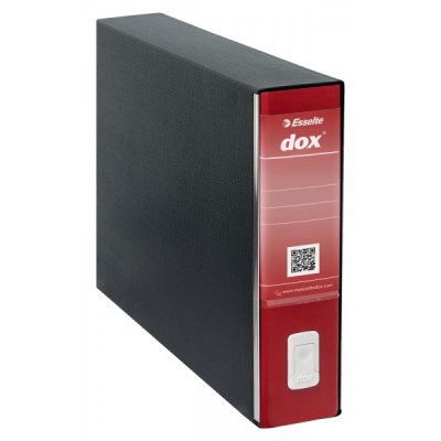 Registratore formato xl dox10 d.8 cm rosso colore nero colore rosso