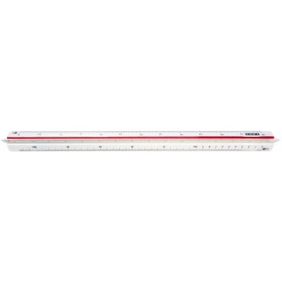 Scalimetro 30cm isotek uso arredamento colore bianco