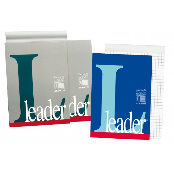 Leader - blocco collato grammatura 80gr
