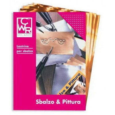 Lastrine 20x30cm alluminio rame colore rame