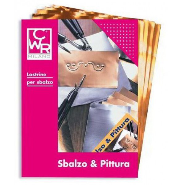 Lastrine 20x30cm alluminio rame colore rame