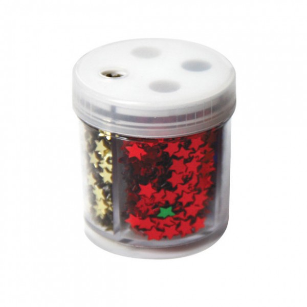 Dispenser stelline metallizzate colore assortiti metal.