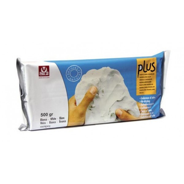Panetto pasta per modellare colore bianco