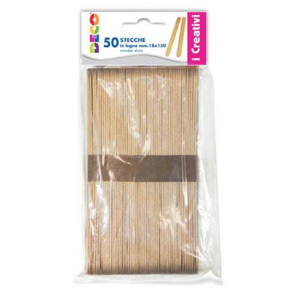 Stecche in legno 18x150mm colore legno