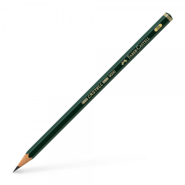 Castell 9000 - matita colore verde colore nero