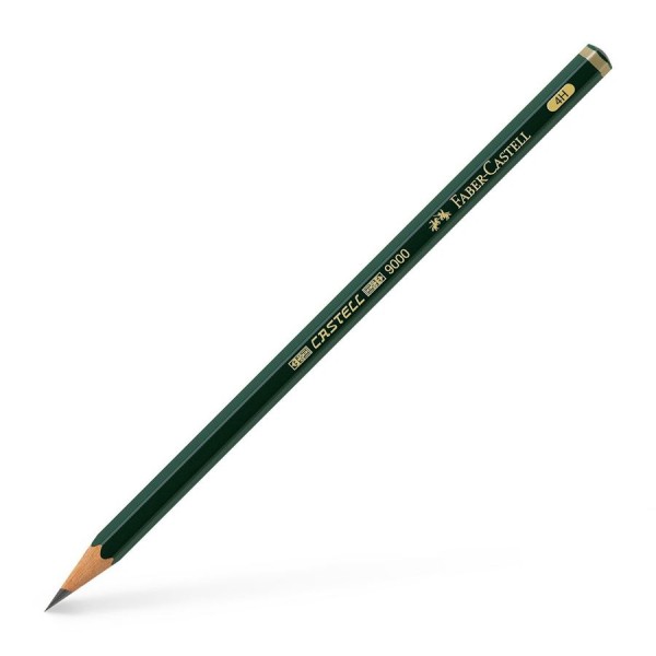 Matita Faber-Castell in grafite con fusto esagonale e mina anti rottura - 4H