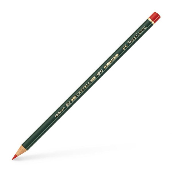 Matita per documenti Faber-Castell indelebile, ideale per assegni, documenti e contratti - Rosso