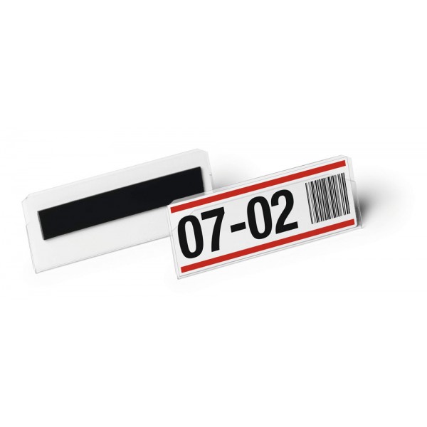 Buste identificative con bande magnetiche colore trasparente
