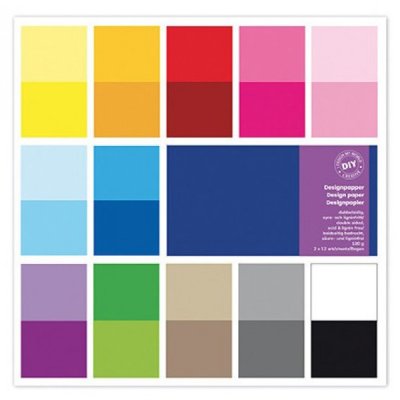 Tinte e tonalità - carta double-face colore assortiti grammatura 180gr