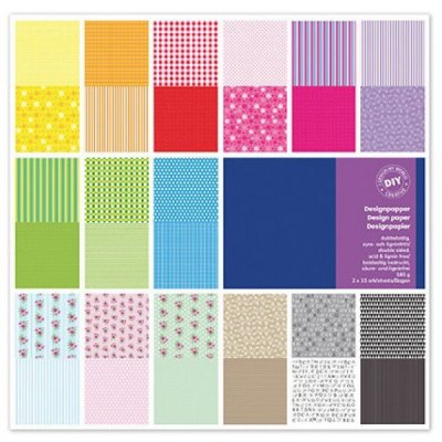 Vichy - carta double-face colore assortiti grammatura 180gr