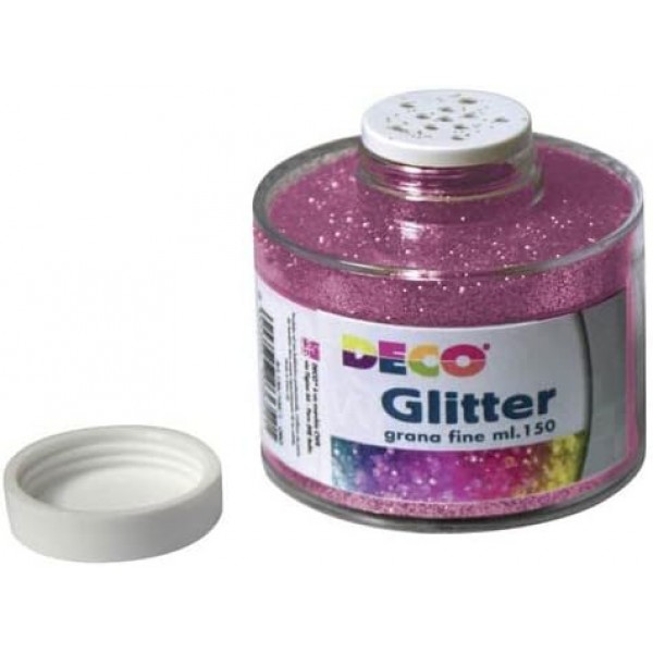 Glitter grana fine colore fucsia