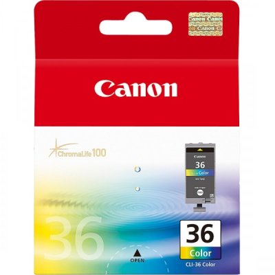 Canon Cartuccia Originale Ciano Magenta Giallo CLI-36 (1511B001AA)