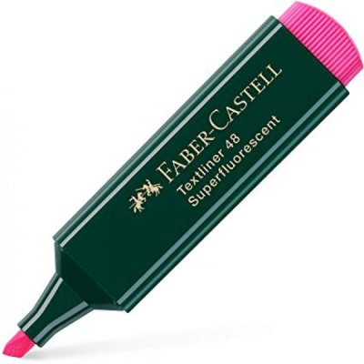 Faber-Castell Evidenziatore TEXTLINER 48, punta a scalpello - 5mm - Rosa