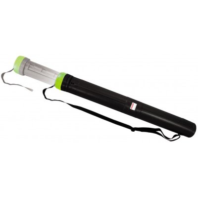 Tubo portadisegni, estensibile da 72cm a 124cm colore nero