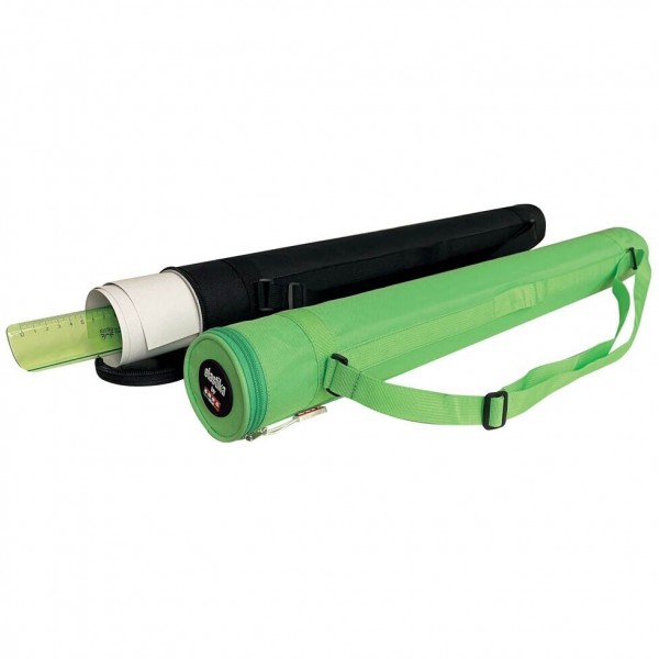 Tubo portadisegni colore nero, verde
