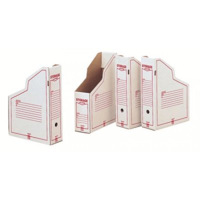 Storage - portariviste colore bianco, rosso