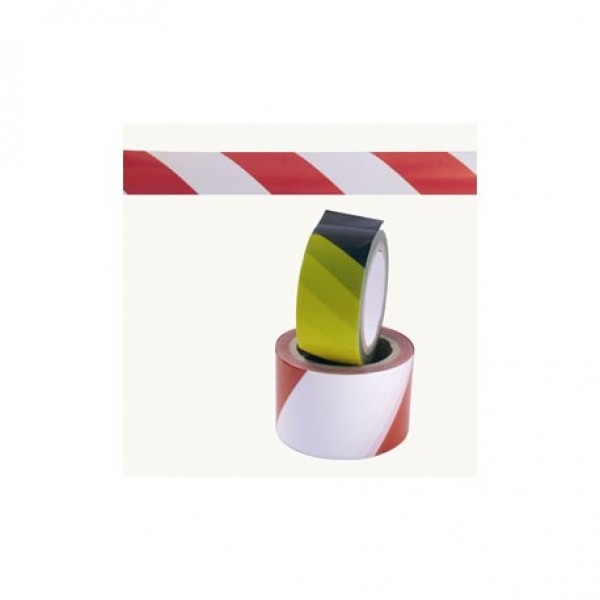 Nastro di avvertenza pericolo colore bianco, rosso