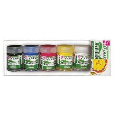 Colori per ceramica colore assortiti