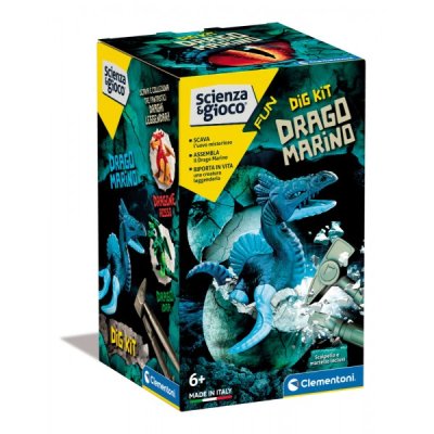 Scienza e gioco fun - dig kit drago marino