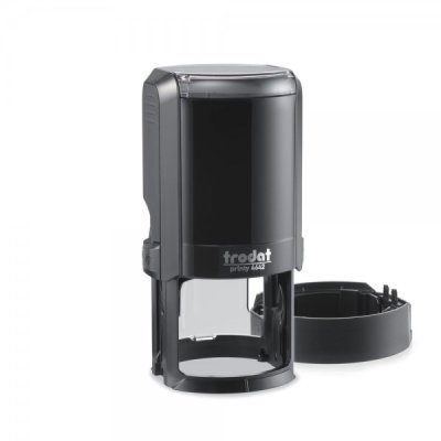 Printy 4.0 - timbro 4642 tondo colore nero colore eco nero