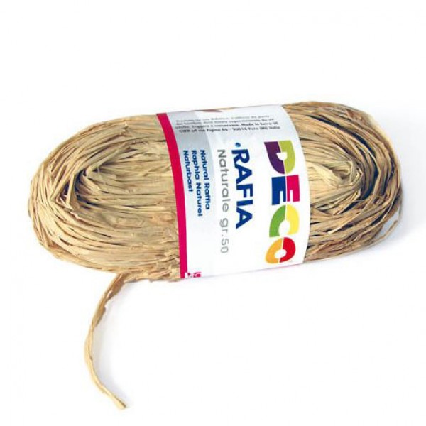 Rafia naturale colore naturale