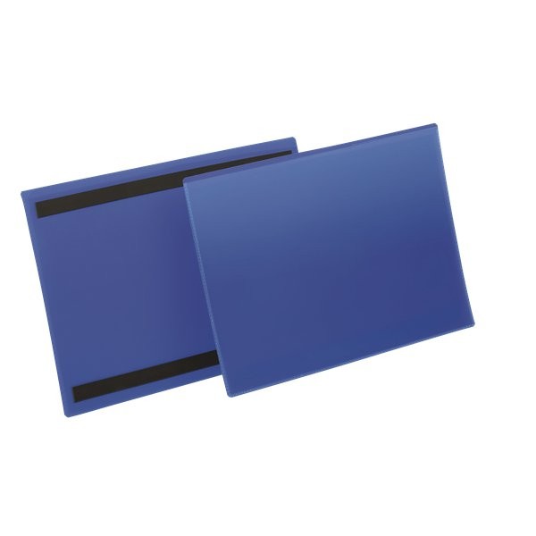Buste identificative con fascette magnetiche colore blu