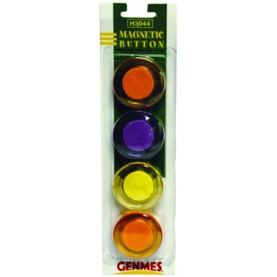 Bottoni magnetici colore assortiti