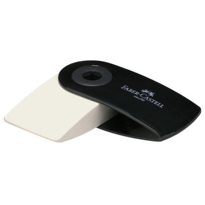 Gomma MINISLEEVE Faber-Castell, in vinile senza PVC - Nero