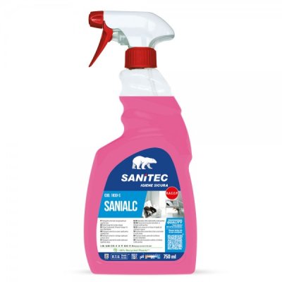 SANITEC detergente multi superficie a base alcolica da 750ml