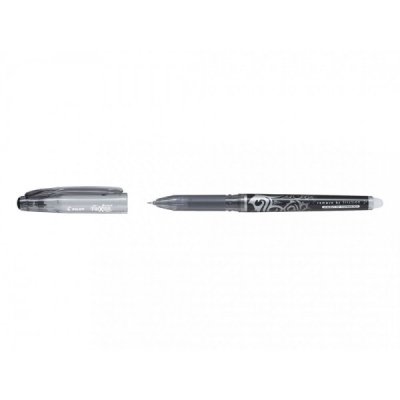 Penna a sfera PILOT Frixion Point con inchiostro cancellabile e ricaricabile con gommino - punta 0,5mm - Nero