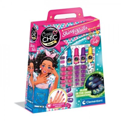 Crazy chic - shiny nails