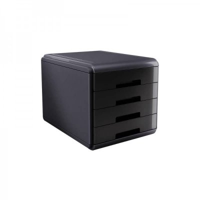 ARDA Cassettiera da scrivania MYDESK 4 cassetti - Nero