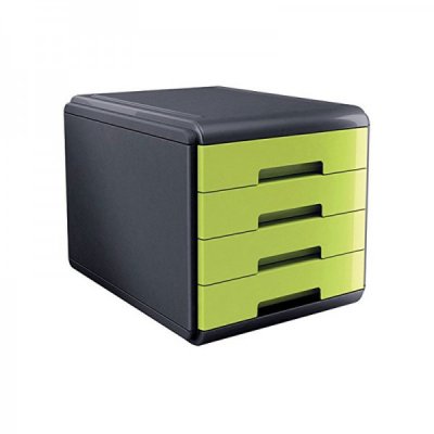 ARDA Cassettiera da scrivania MYDESK 4 cassetti - Verde