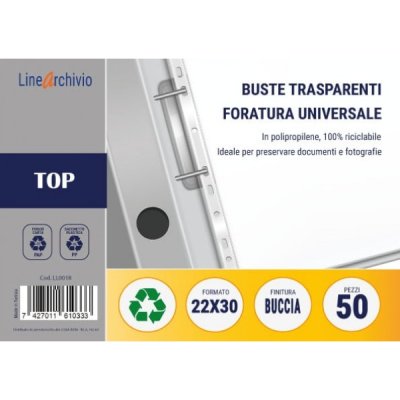 Top - buste forate colore trasparente