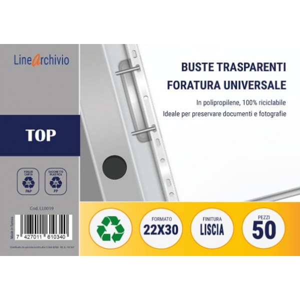 Top - buste forate colore trasparente