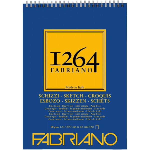 Fabriano 1264 sketch - libro per schizzi grammatura 90gr