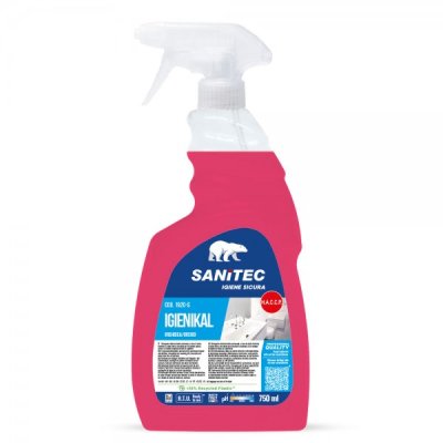 SANITEC detergente disincrostante, rimuove sporco, calcare e residui di sapone