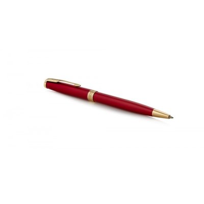 Sonnet red lacquer gt - penna a sfera colore nero tipo punta conica