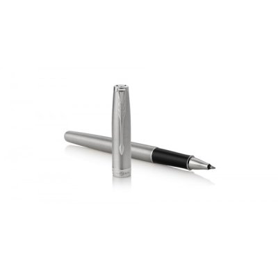 Sonnet stainless steel ct - penna roller colore nero tipo punta conica