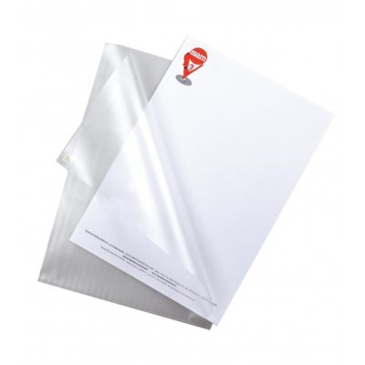 Cartellina a l, buccia ,spessore pesante 22x30cm colore trasparente