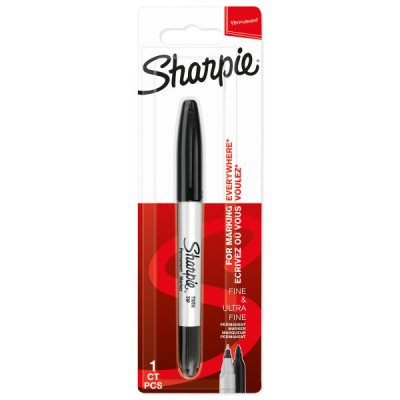 Twin tip - marcatore permanente colore nero tipo punta duo