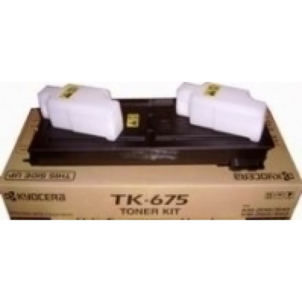 Tk675 toner nero e vaschetta di recupero colore nero